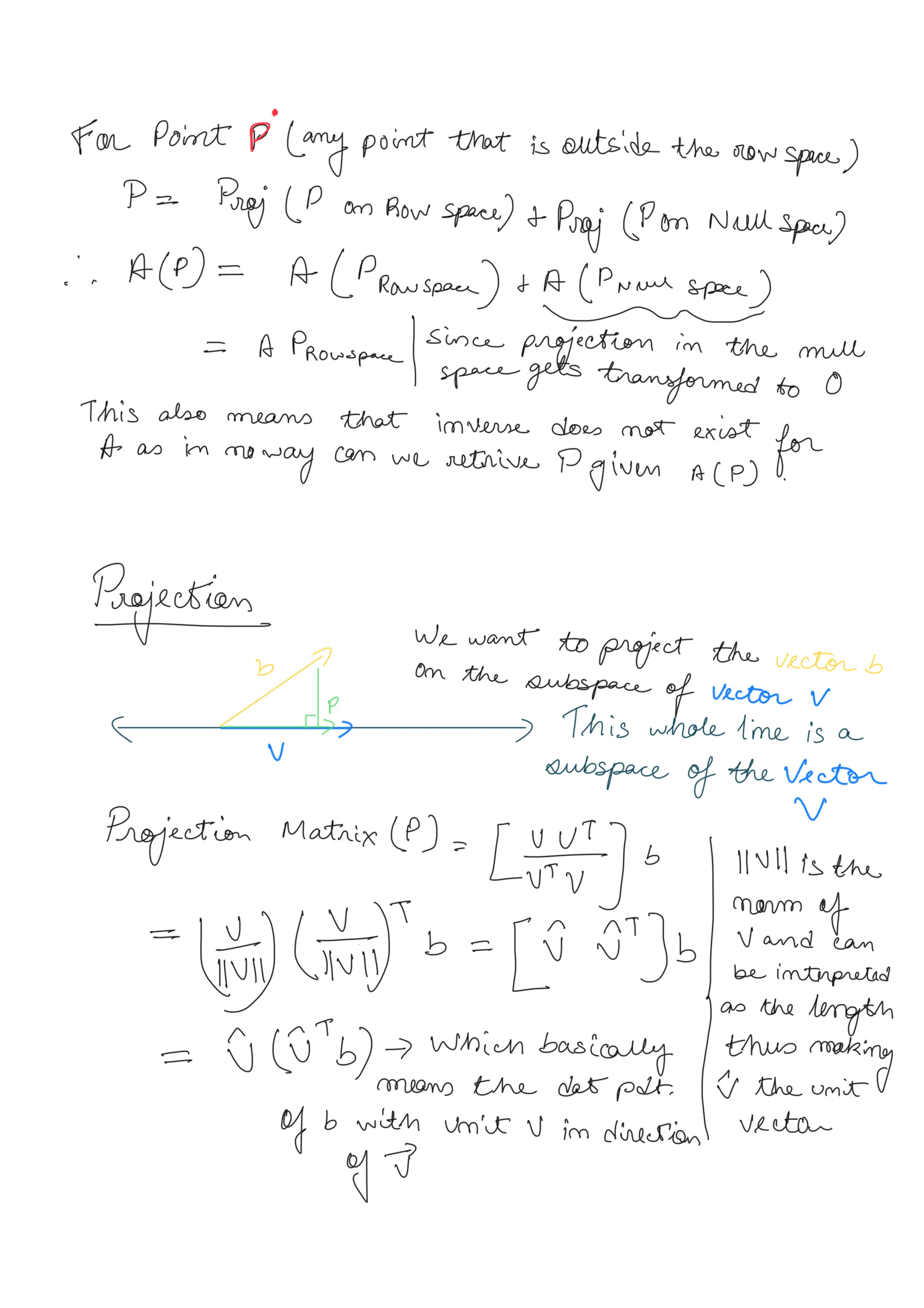 Linear Algebra Revision 6