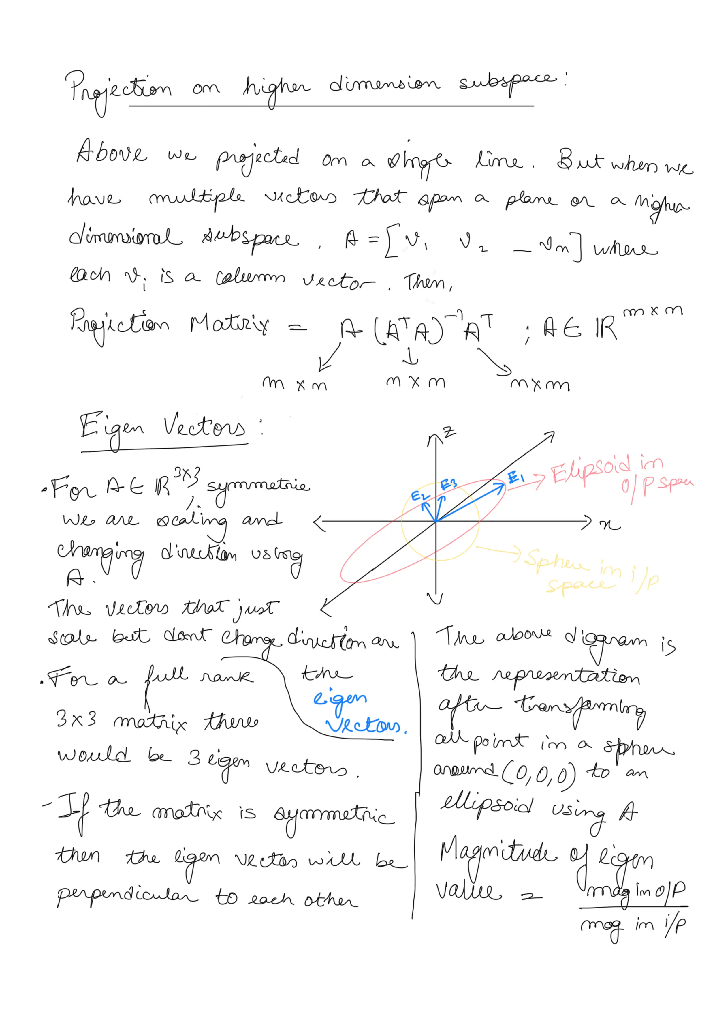 Linear Algebra Revision 7